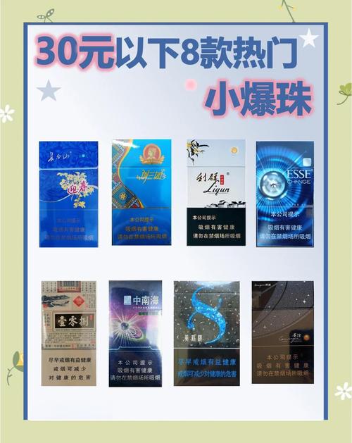 爆珠香烟都有哪些牌子(爆珠香烟都有哪些牌子图片)