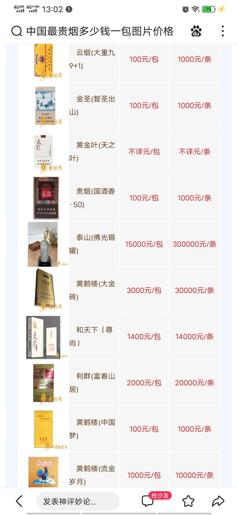 高档品牌香烟有哪些(高档品牌香烟有哪些牌子)